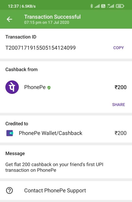 Best Refer and Earn App PhonePeRefer And Earn