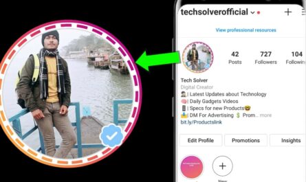 Add colorful border to Instagram profile picture and Verification Tick