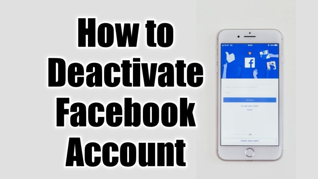 How to Deactivate Facebook Account