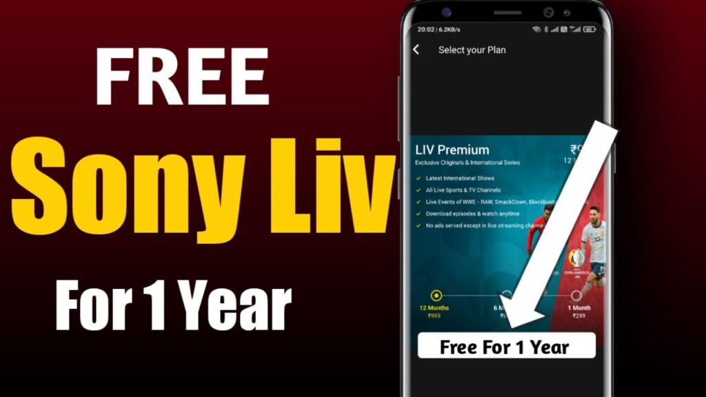 Get Free Subscription of Sony LIV For 1 Year Tech Solver Official