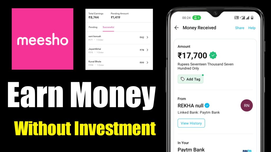 earn money from meesho