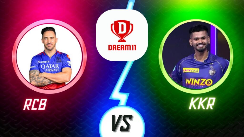 KKR vs RCB Dream11 Today