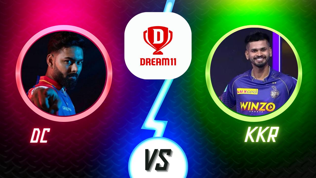 DC vs KKR Dream11 Predictions