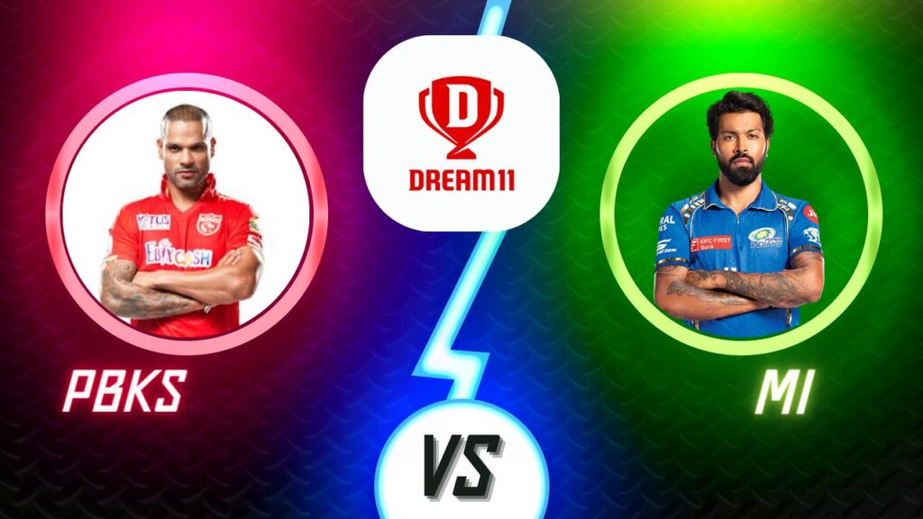 PBKS vs MI Dream11 Today