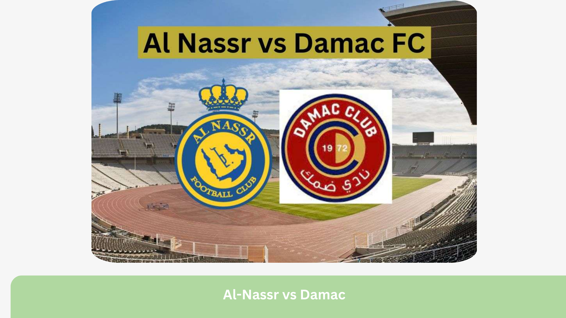 Al-Nassr vs Damac