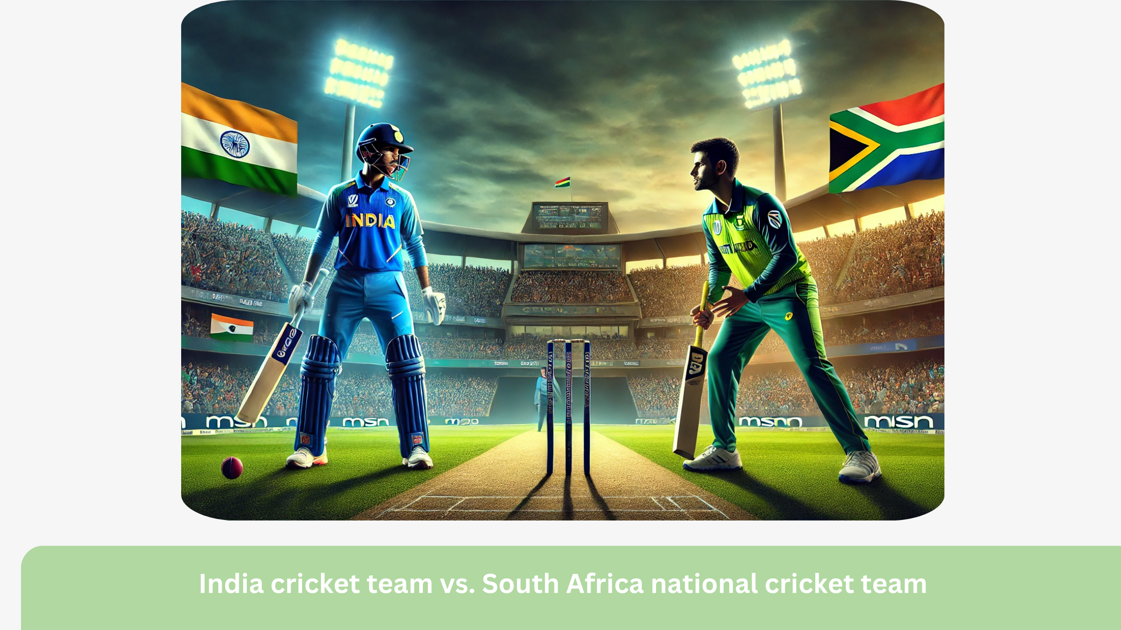 India cricket team vs. South Africa national cricket team