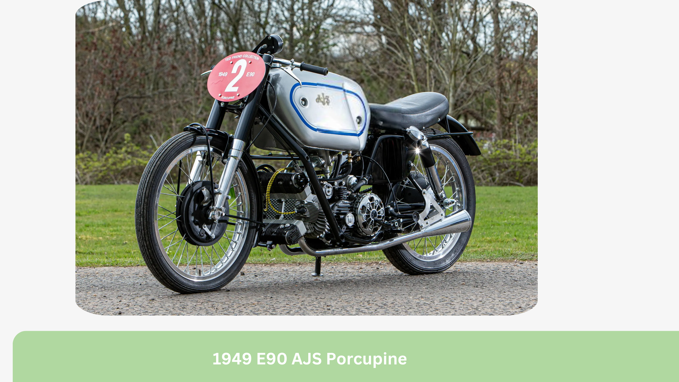 1949 E90 AJS Porcupine