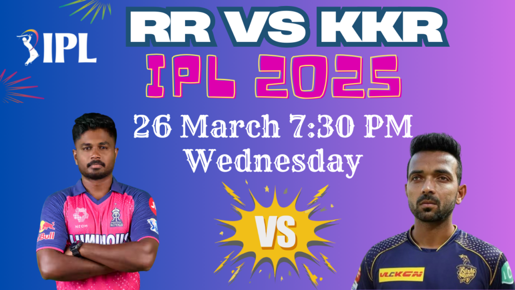 RR vs KKR