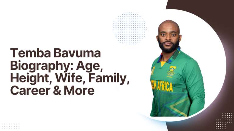 Temba Bavuma Biography: Age, Height, Wife, Family, Career & More