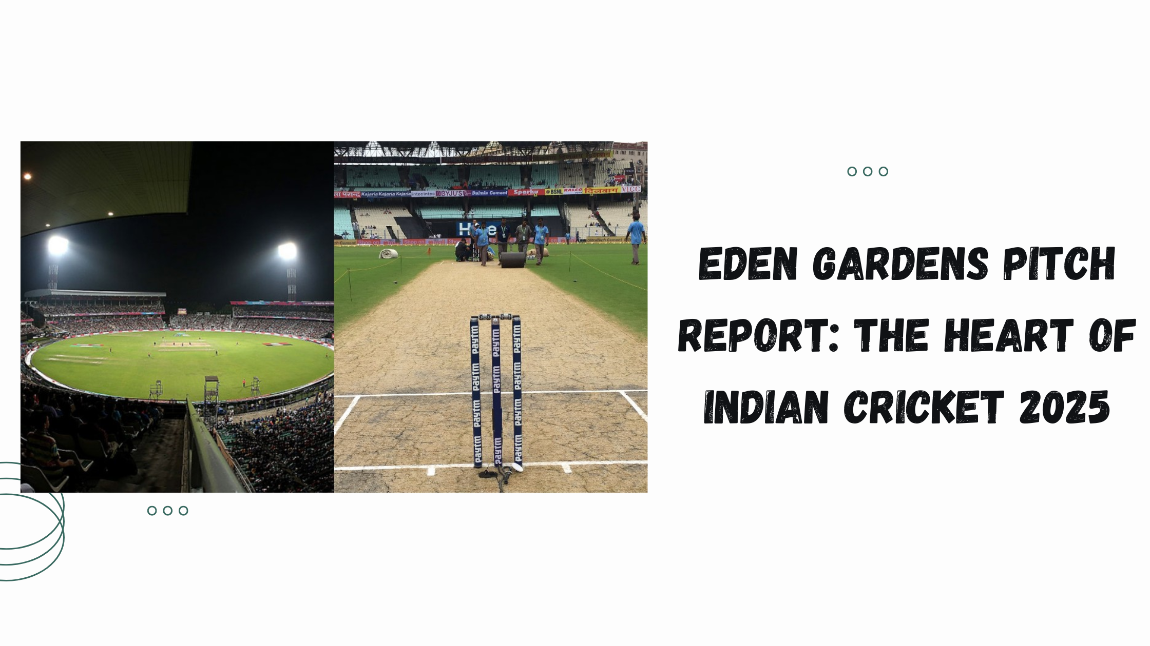 Eden Gardens Pitch Report: The Heart of Indian Cricket 2025