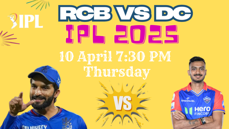 RCB vs DC