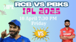 RCB vs PBKS