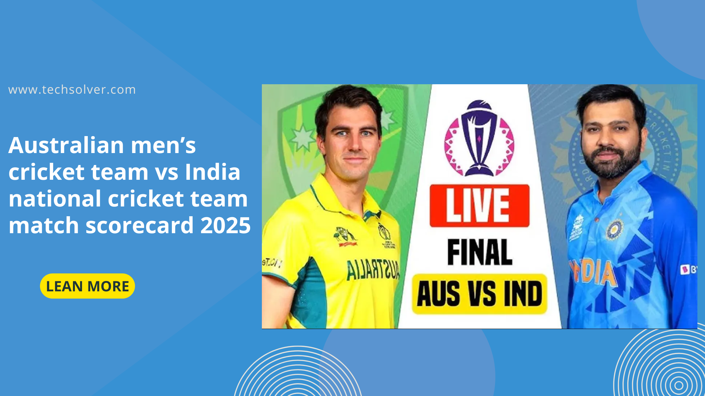 Australian men’s cricket team vs India national cricket team match scorecard
