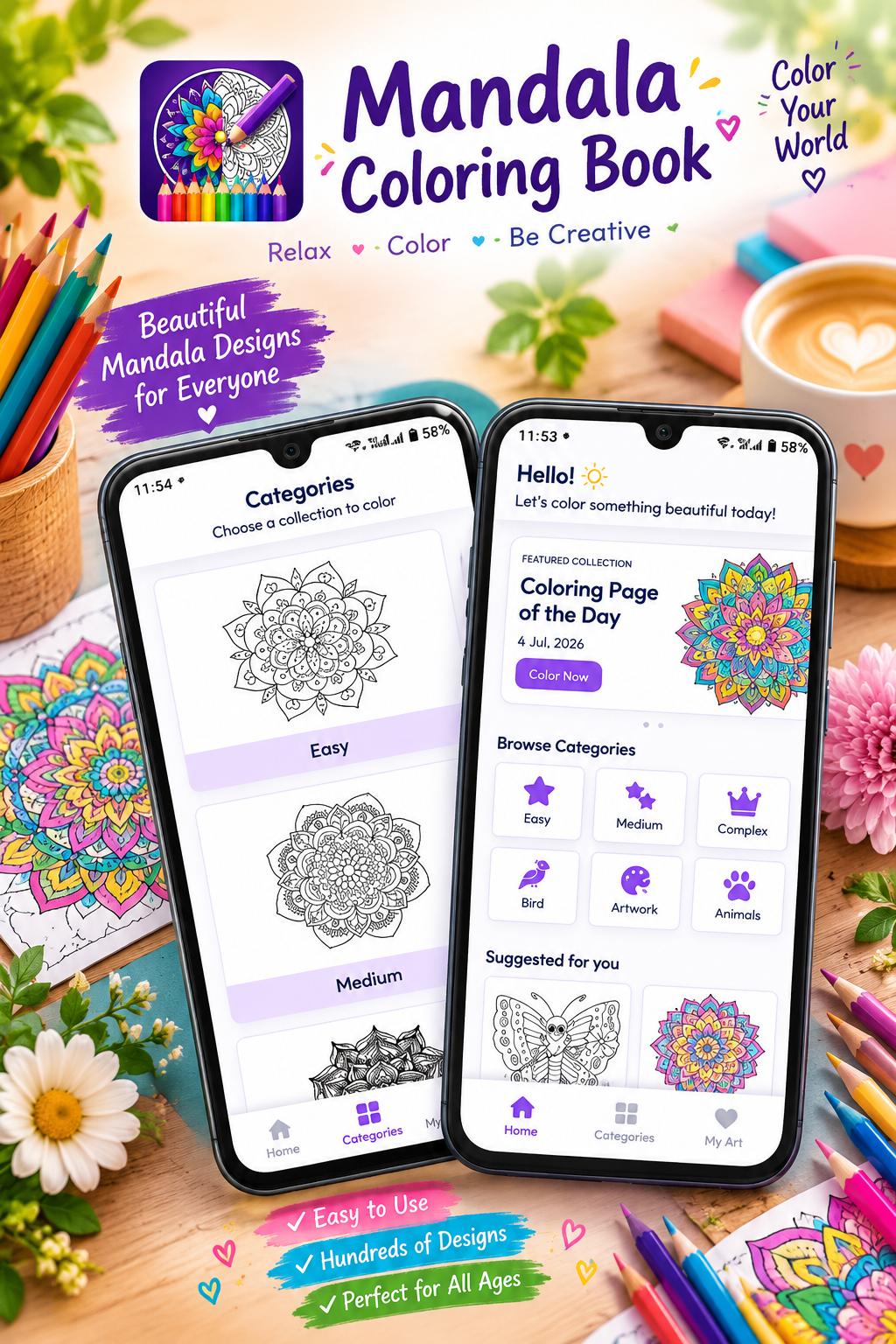 Mandala Coloring