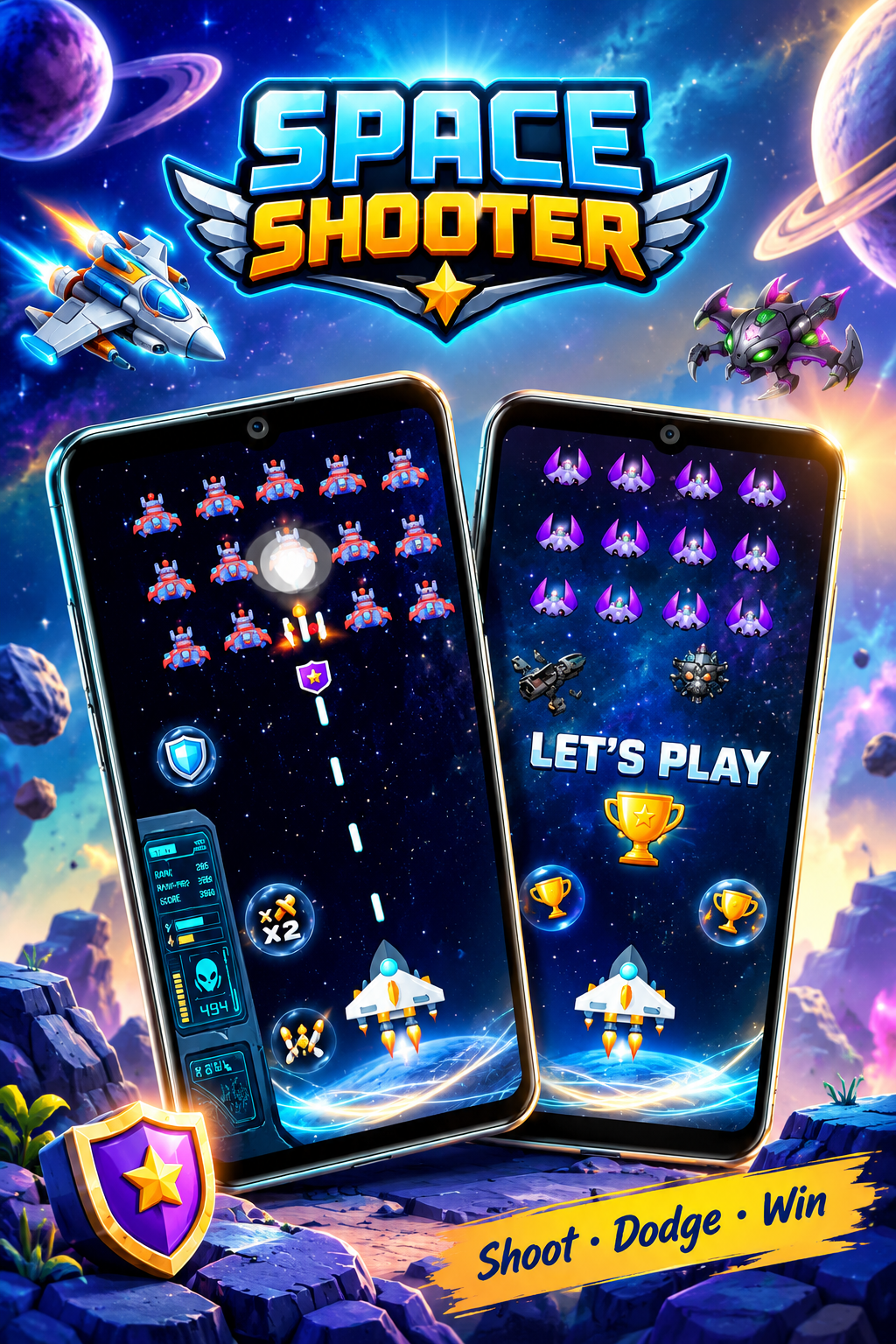 space shooter strategy