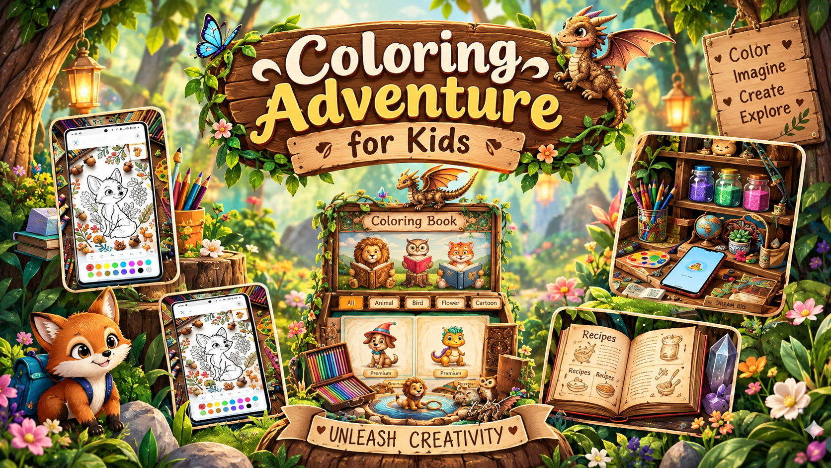 Screen-Time Activities for Kids: Creative Ideas for Learning and Play by Tech solver