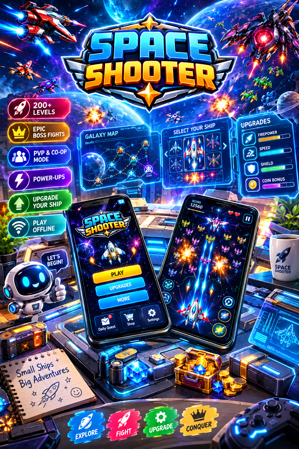 Offline Space Games