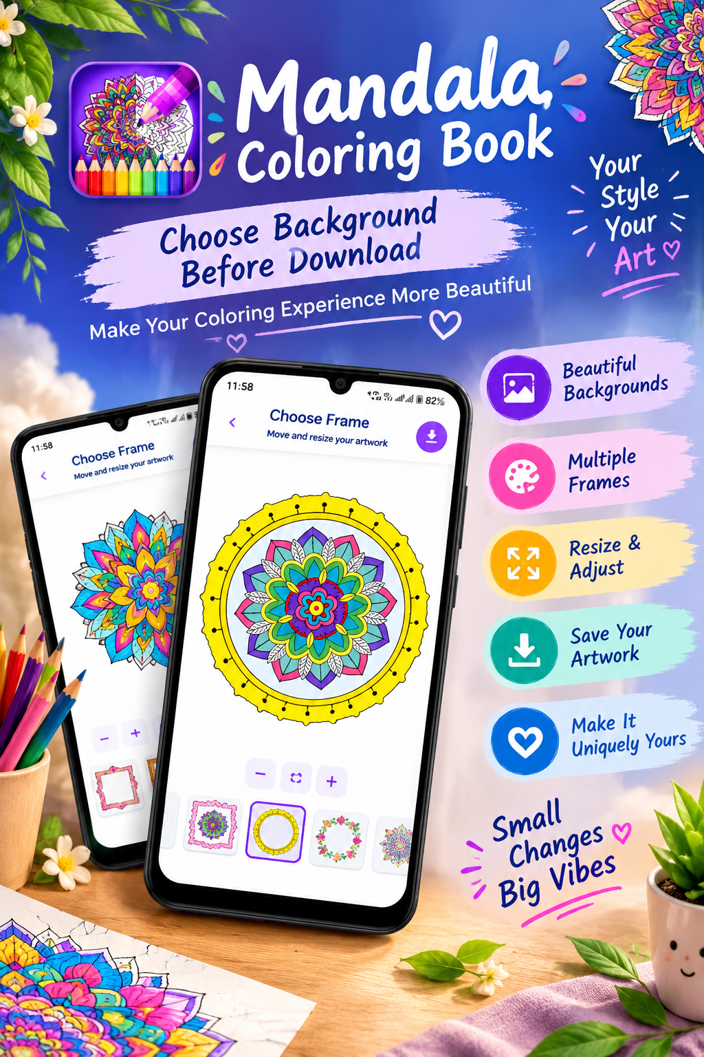 Mandala - Coloring Book game