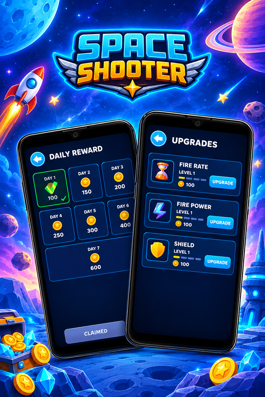 space shooter games