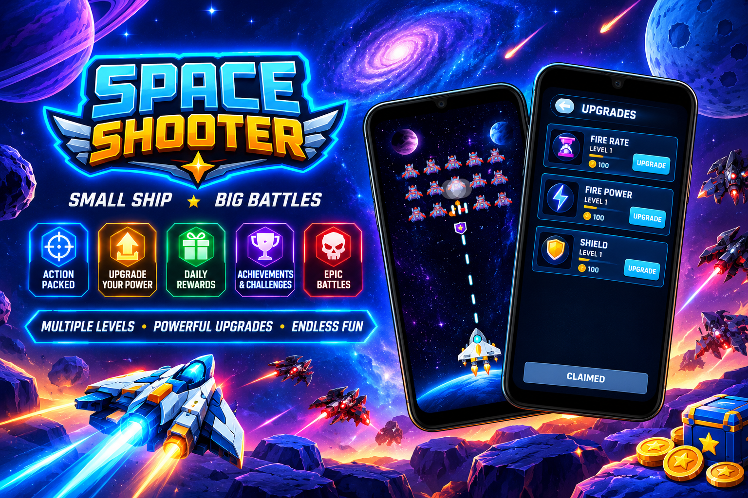 π Space Shooter β Galaxy Attack: Best Space Shooter Games to Play on Android in 2026 by Tech solver