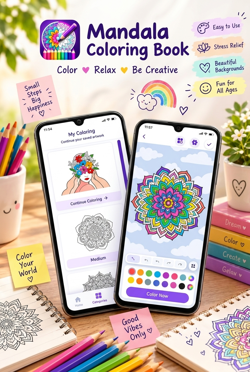 How to Color Mandalas Digitally: Easy Beginner’s Guide for Android by Tech solver