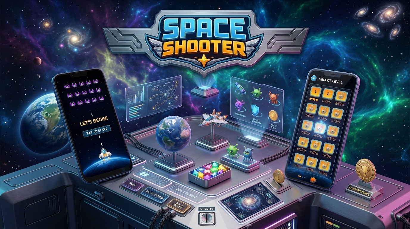 Best app to play Classic Space Shooter Games vs Modern Space Games on Android by Tech solver