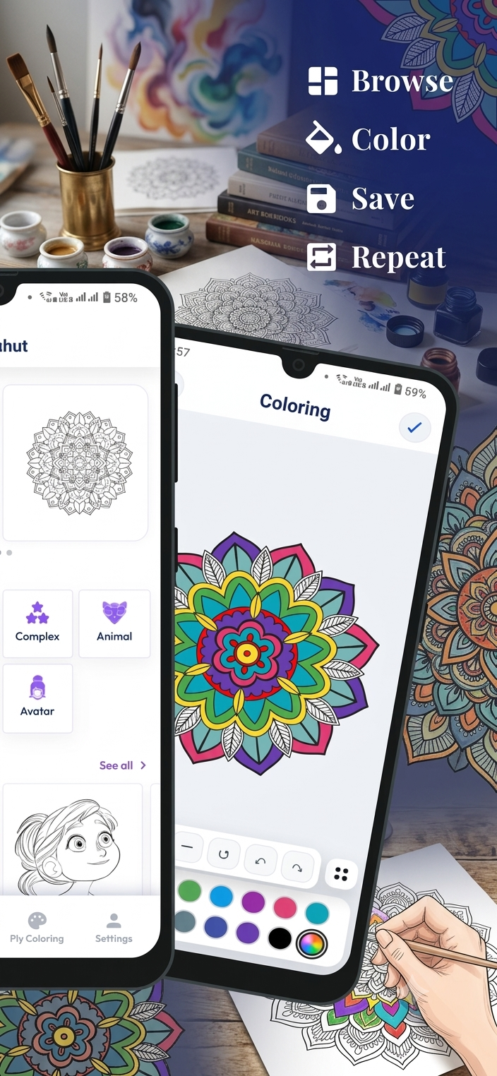 Mandala Coloring