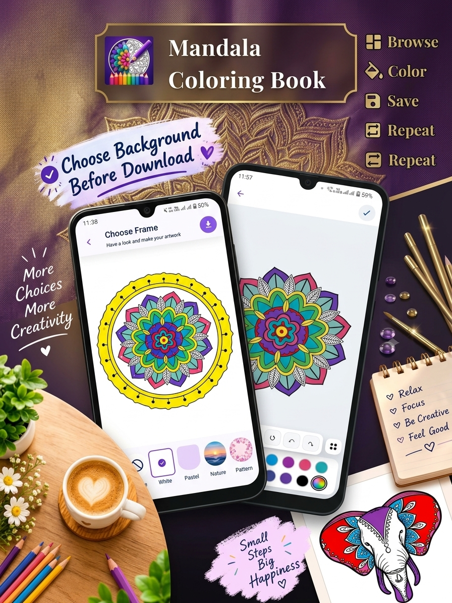 Best Mandala Coloring Apps for Adults – Top Digital Coloring Apps by Tech solver