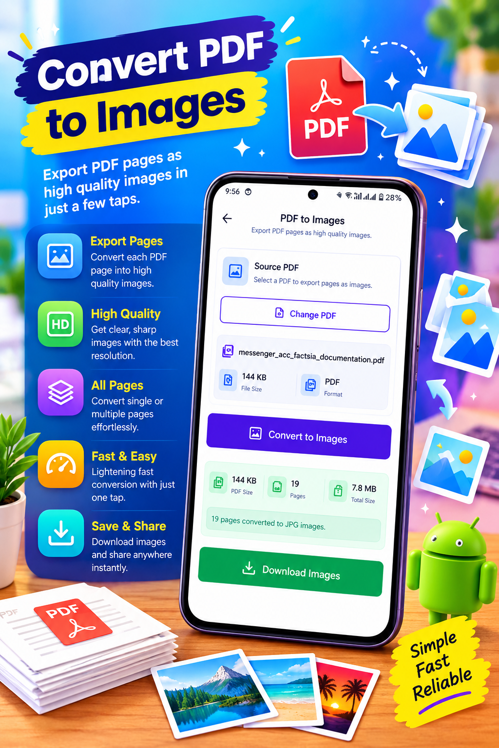 Convert JPG to PDF