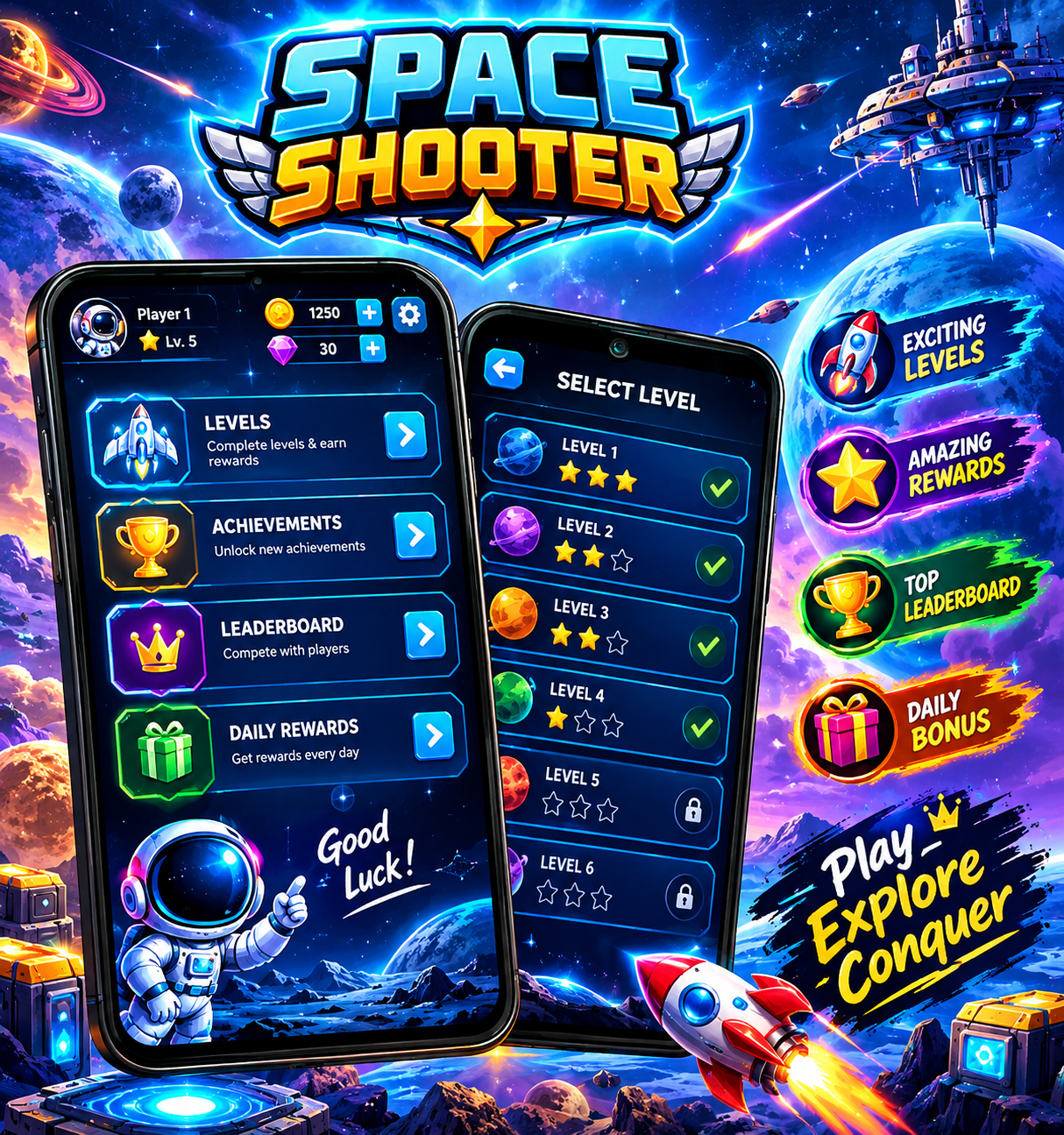 space shooter Android game